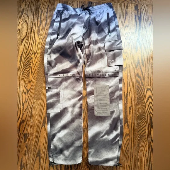 Bleeker and Mercer Men's Cargo Pants in Gray spring 2023 - Picture 1 of 3